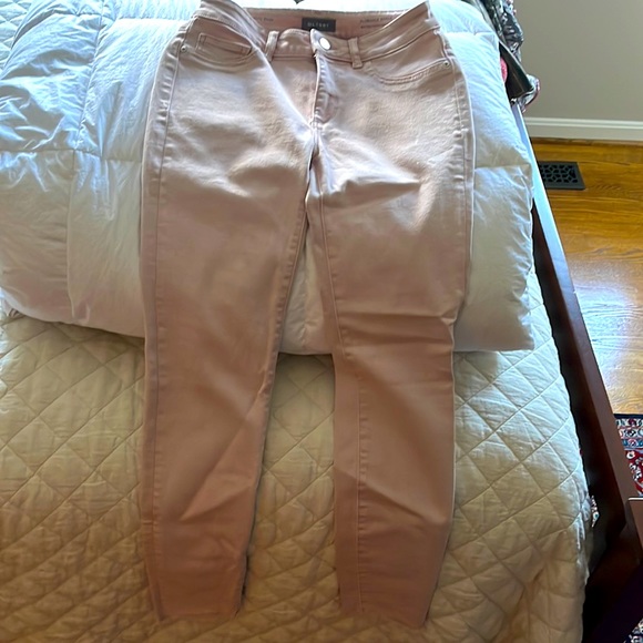 DL 1961 pink Florence ankle mid rise Interscope skinny jean in color pink size26 - Picture 1 of 7